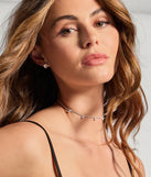 Delicate Shine Cubic Zirconia And Rhinestone Choker