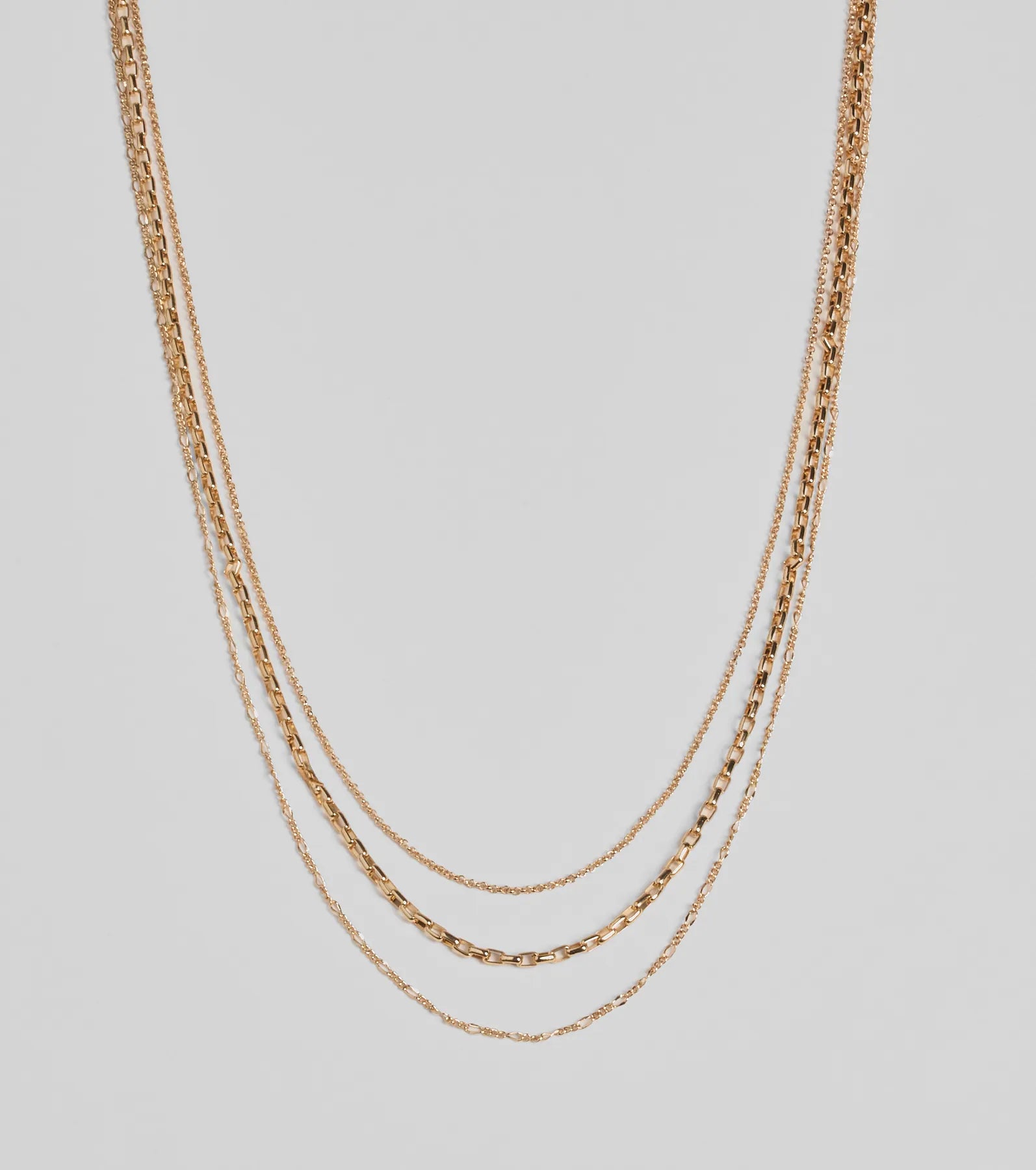Timeless Charm Layered Chain Necklace | Windsor