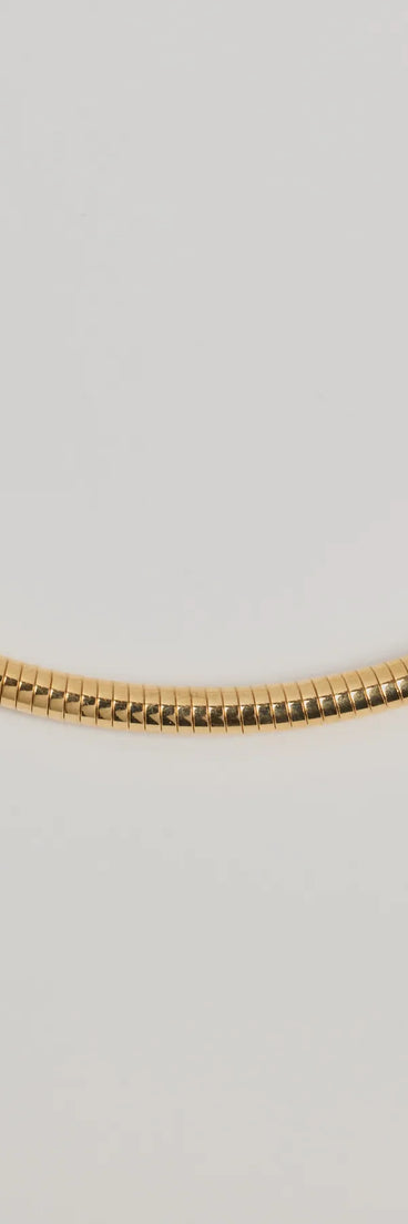 
Upgrade your style game for 2025 with the Sleekest Style Coiled Metal Choker Necklace in gold, perfect for any fashion-forward wardrobe.