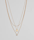 Fab Statement Layered Rhinestone Necklace Set