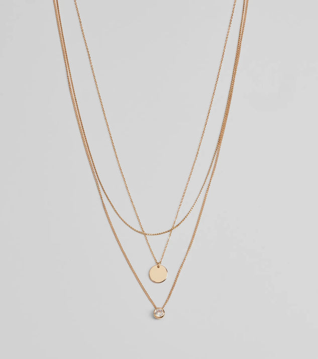 Fab Statement Layered Rhinestone Necklace Set