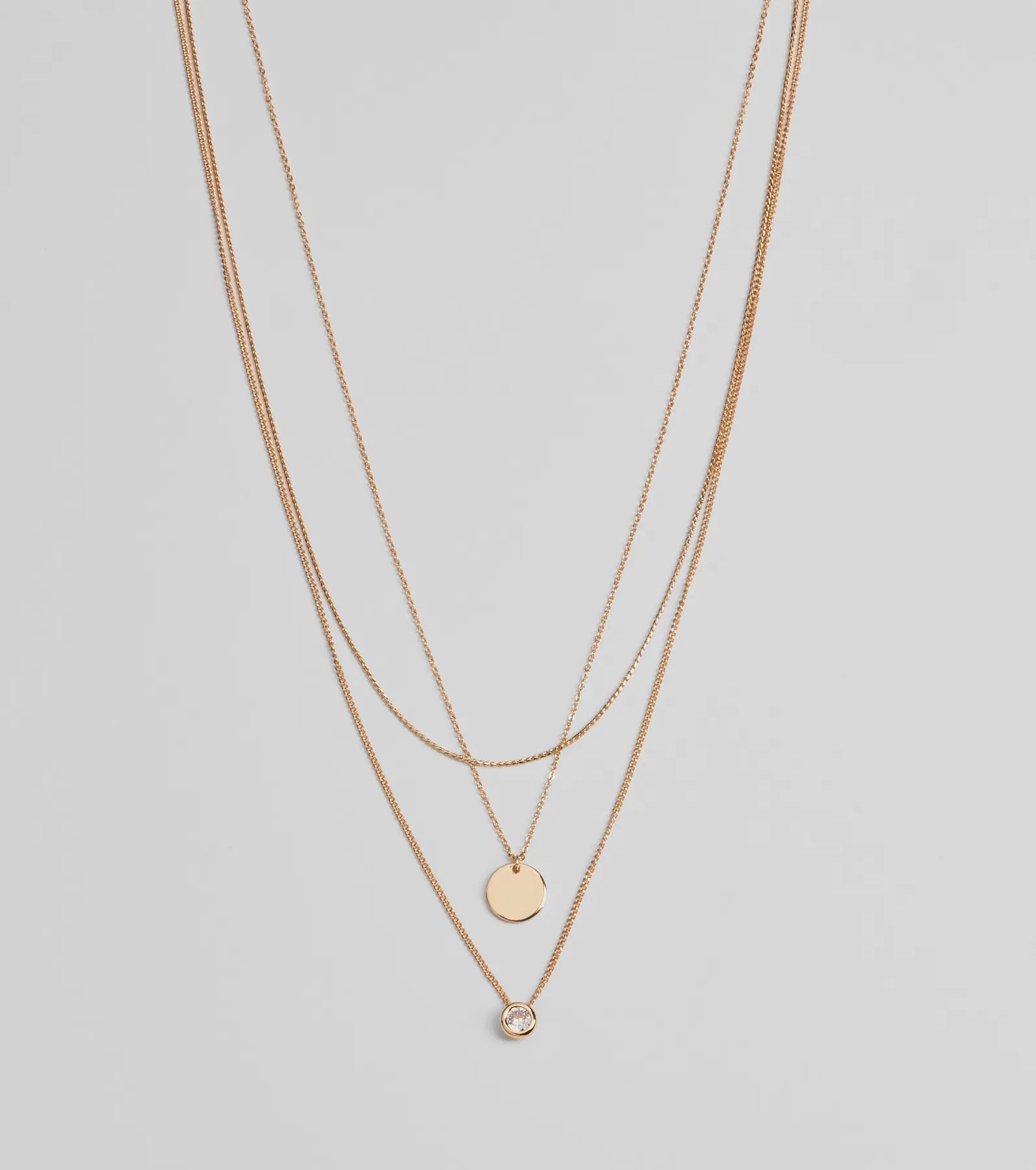 Fab Statement Layered Rhinestone Necklace Set | Windsor Fab Statement Layered Rhinestone Necklace Set | Windsor