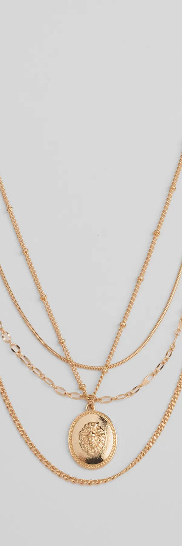 Layered Sleekness Pendant Necklace