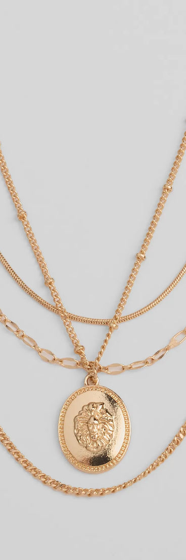 Layered Sleekness Pendant Necklace