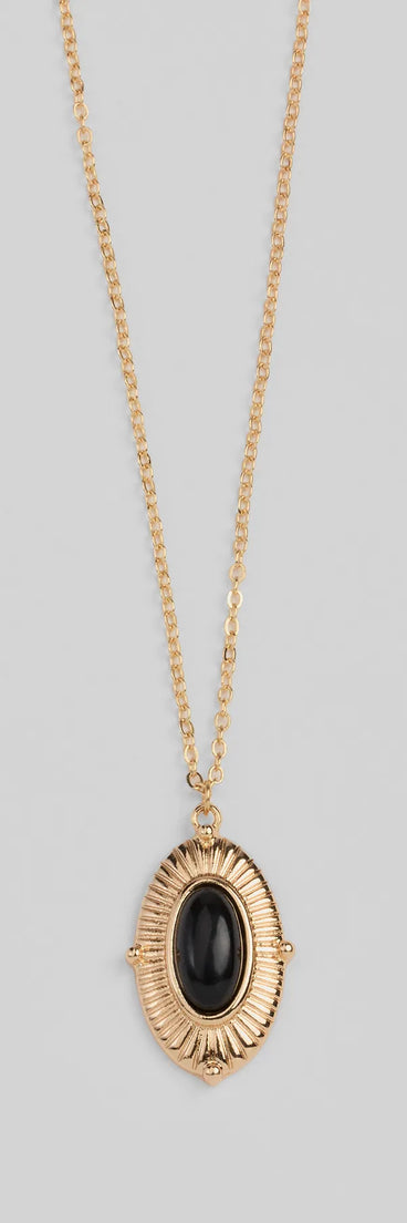 Elevated Classic Pendant Chain Necklace