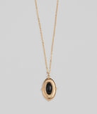 Elevated Classic Pendant Chain Necklace
