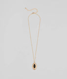 Elevated Classic Pendant Chain Necklace
