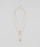 Layered Treasure Necklace With Pendants