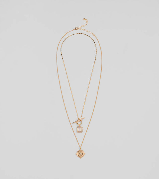 Layered Treasure Necklace With Pendants