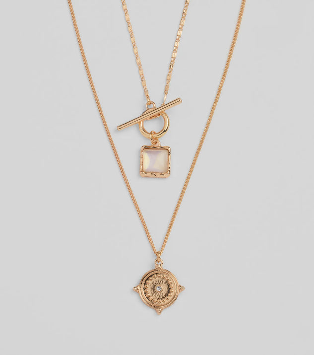 Layered Treasure Necklace With Pendants | Windsor