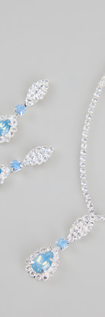 Get inspired with the Call Me Princess Rhinestone Necklace And Earrings Set, a feed-worthy piece that’s part of Windsor's updated and curated women’s clothing edit packed with must-have fall outfit ideas.