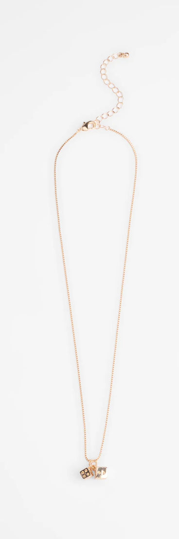 Roll The Dice Charm Necklace