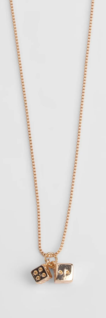 Roll The Dice Charm Necklace
