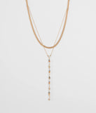 Stay on-trend this season with the Charmingly Pretty Beaded Rhinestone Layered Necklace in multi-color, a must-have for creating stylish and effortless spring outfits for women.