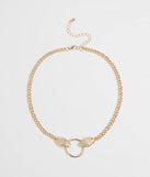 The Snake Charmer Chain Necklace in gold brings edge and energy to your vibe, ready to elevate any festival look or concert outfit.