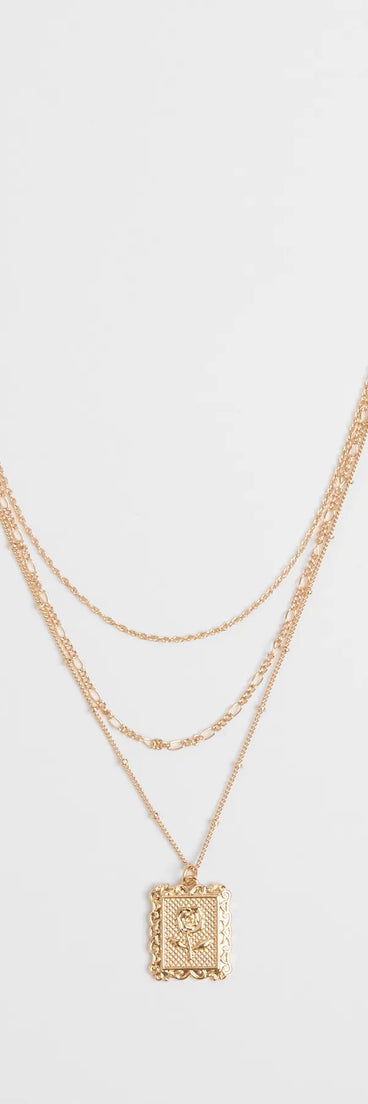 Rosy Outlook Layered Necklace