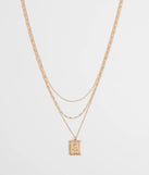 Rosy Outlook Layered Necklace