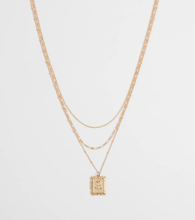 Rosy Outlook Layered Necklace