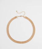 What's New Mesh Chain Choker Necklace