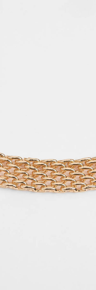 What's New Mesh Chain Choker Necklace