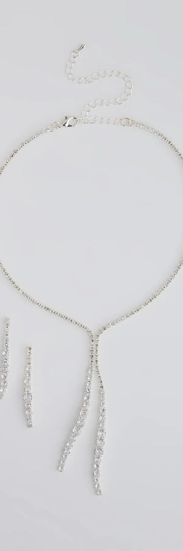 Get inspired with the Epitome Of Elegance Necklace And Earrings Set, a feed-worthy silver piece that’s part of Windsor's updated and curated women’s clothing edit packed with must-have fall outfit ideas.