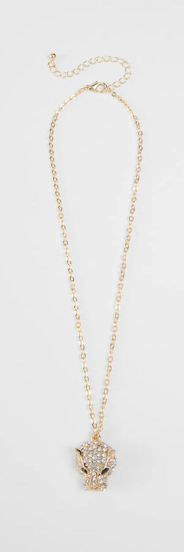 Get inspired with the Totally Wild Rhinestone Animal Charm Necklace, a feed-worthy gold piece that’s part of Windsor's updated and curated women’s clothing edit packed with must-have fall outfit ideas.