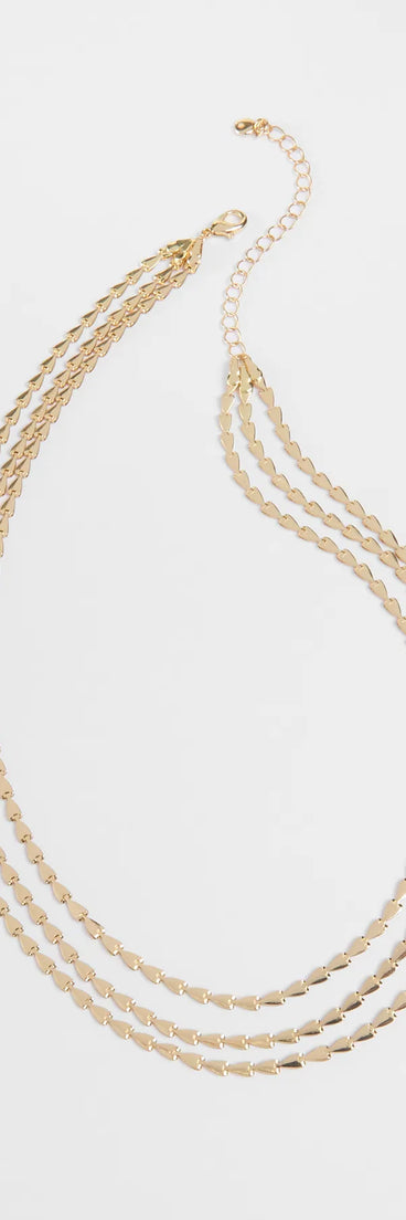 Get inspired with the Vibe For Tonight Layered Necklace, a feed-worthy gold piece that’s part of Windsor's updated and curated women’s clothing edit packed with must-have fall outfit ideas.