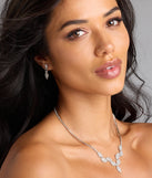 Gorgeous Elegance Necklace And Earrings Set
