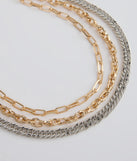 Chain Addiction Layered Necklace