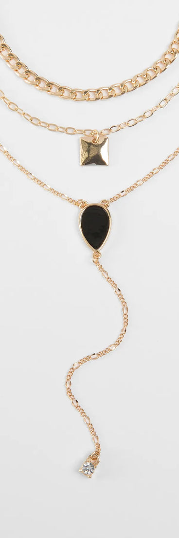 Get inspired with the Chic Shine Layered Necklace Set, a feed-worthy gold piece that’s part of Windsor's updated and curated women’s clothing edit packed with must-have fall outfit ideas.