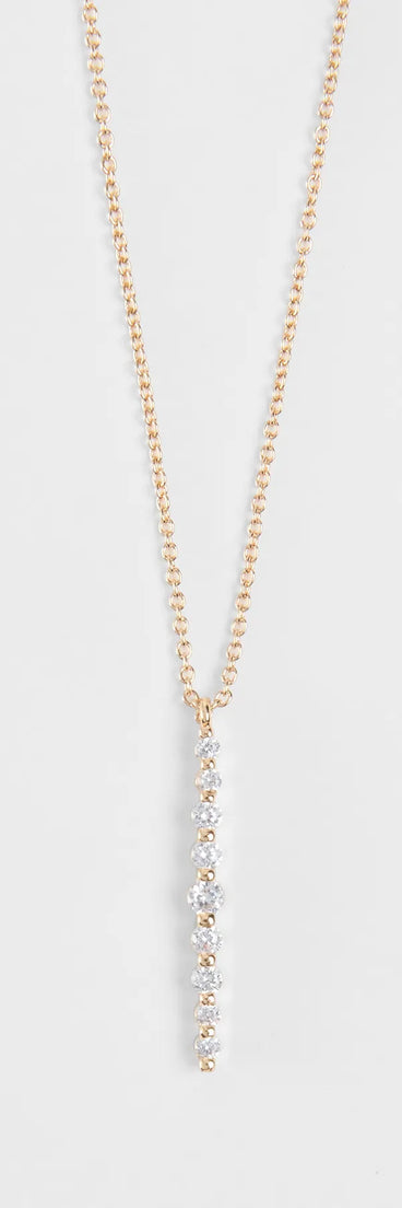 Get inspired with the Hidden Shine Rhinestone Pendant Necklace, a feed-worthy gold piece that’s part of Windsor's updated and curated women’s clothing edit packed with must-have fall outfit ideas.