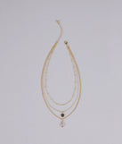 In The Details Dainty Layered Charm Necklace