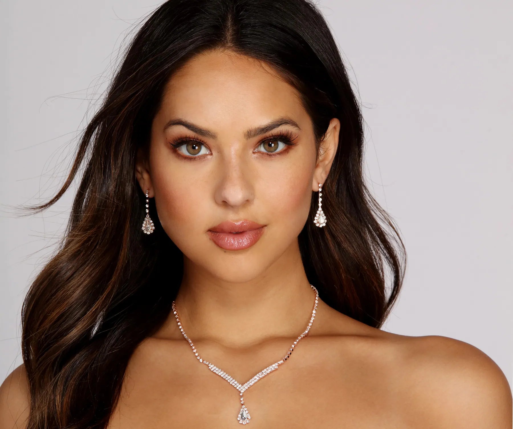 ネックレス・ペンダント MORELLATO 5703 TEARDROP MOTIFS NECKRACE KOH-I-NOOR Teardrop Rhinestone Set | Windsor