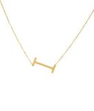 Large Initial Charm Necklace