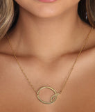 Large Initial Charm Necklace