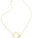 Large Initial Charm Necklace