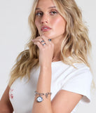 Time Flies Charm Watch Bracelet