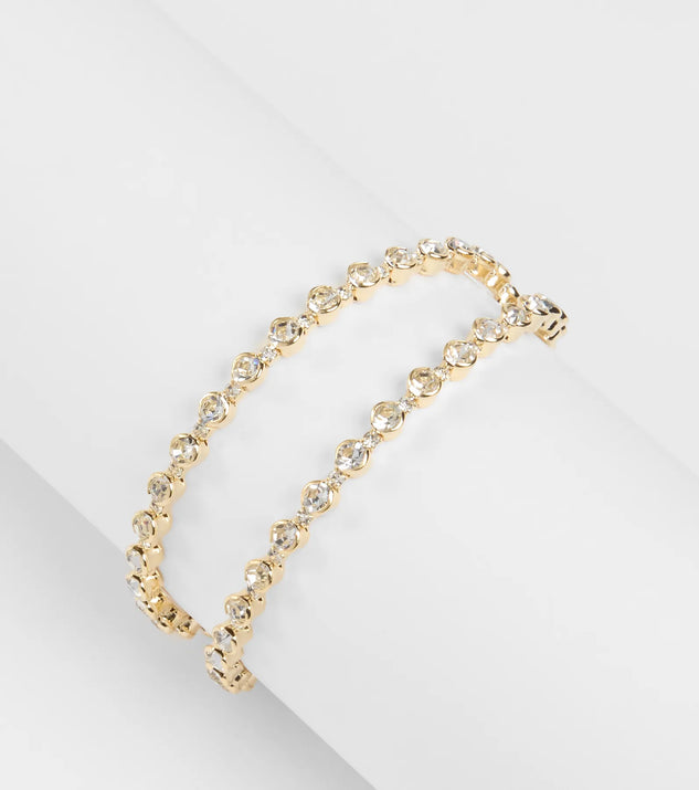 All That Glimmers Rhinestone Bracelet