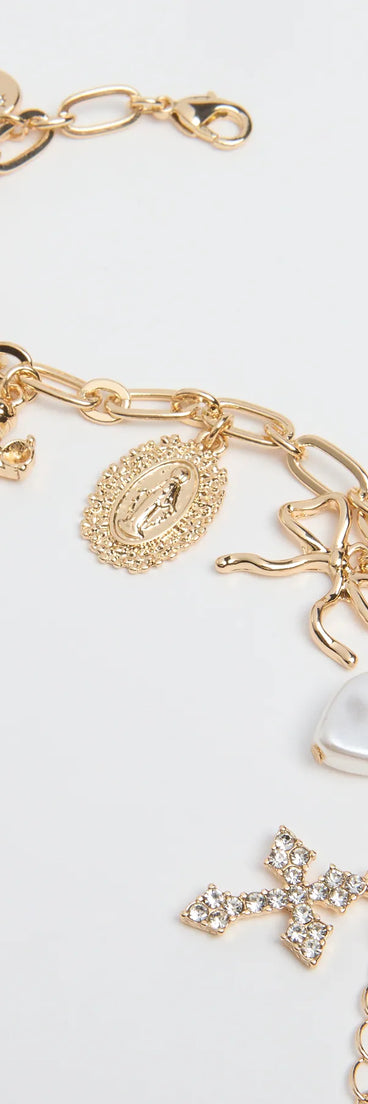 Trendy Perfection Charm Bracelet