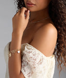 Trendy Perfection Charm Bracelet