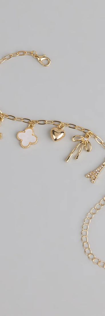 Charm School Dropout Chain Bracelet