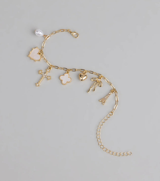 Charm School Dropout Chain Bracelet