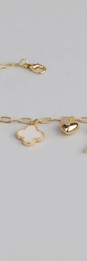 Charm School Dropout Chain Bracelet