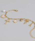 Charm School Dropout Chain Bracelet