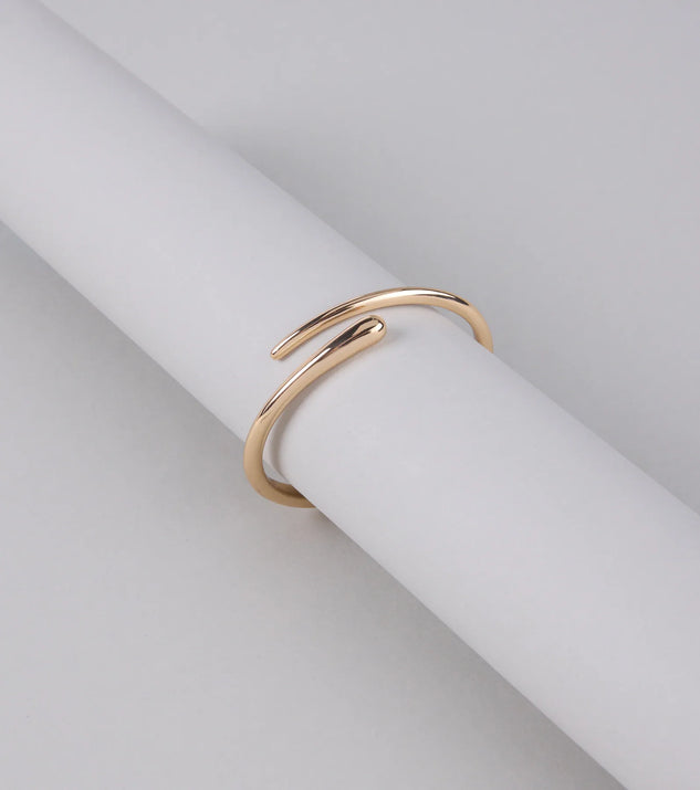Low-Key Luxe Overlap Bracelet