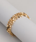 Trendy Glamour Fringe Cuff Bracelet