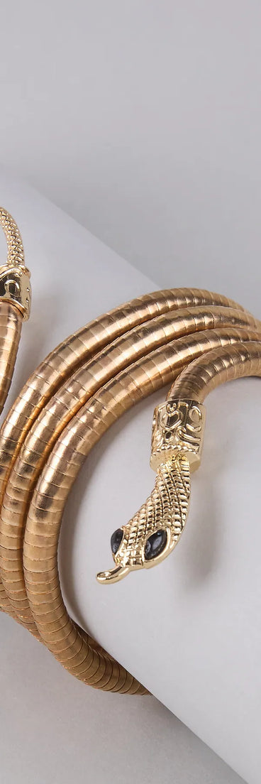 Wrapped In Power Snake Bracelet