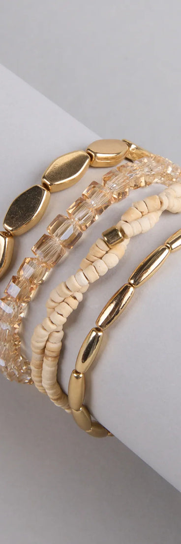 Boho Era Multi-Beaded Bracelet Set