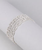 Luxe And Luminous Rhinestone Bracelet