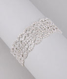 Luxe And Luminous Rhinestone Bracelet